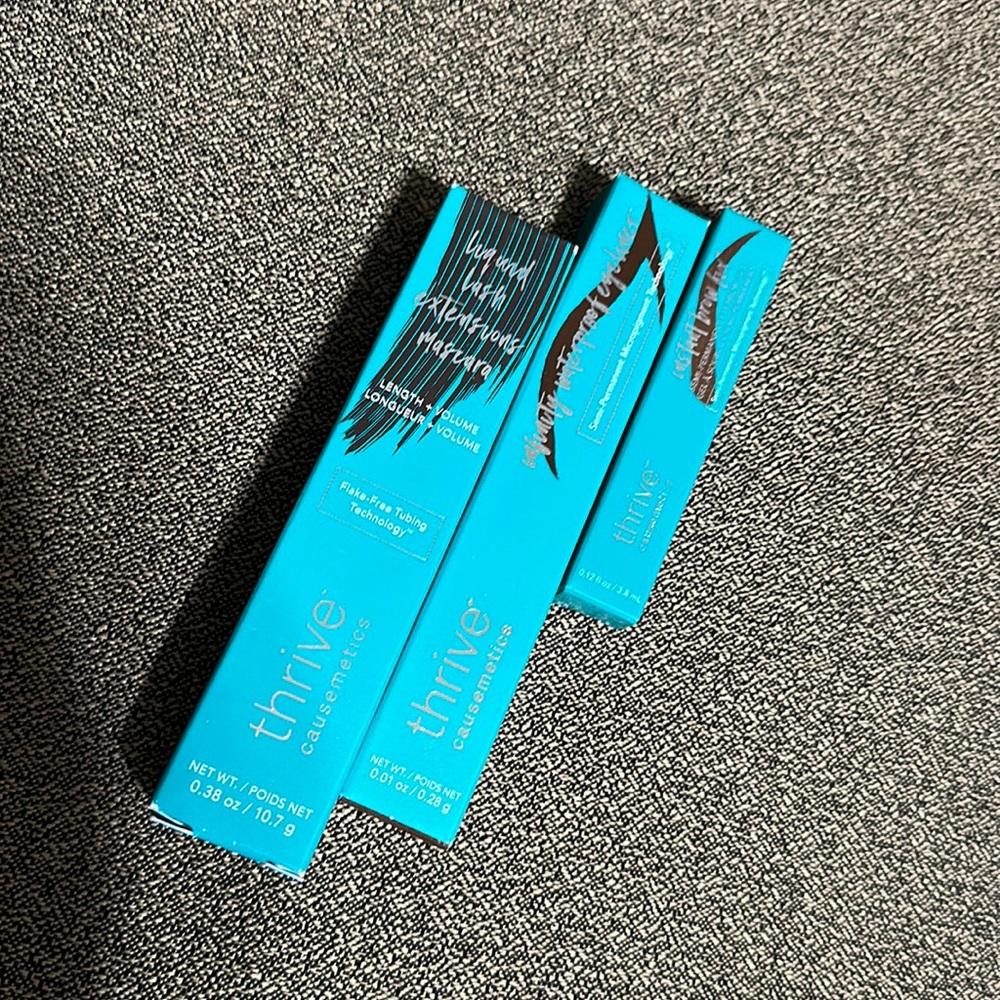 Thrive Bundle of 3 - All NIB - brow gel, eyeliner and mascara